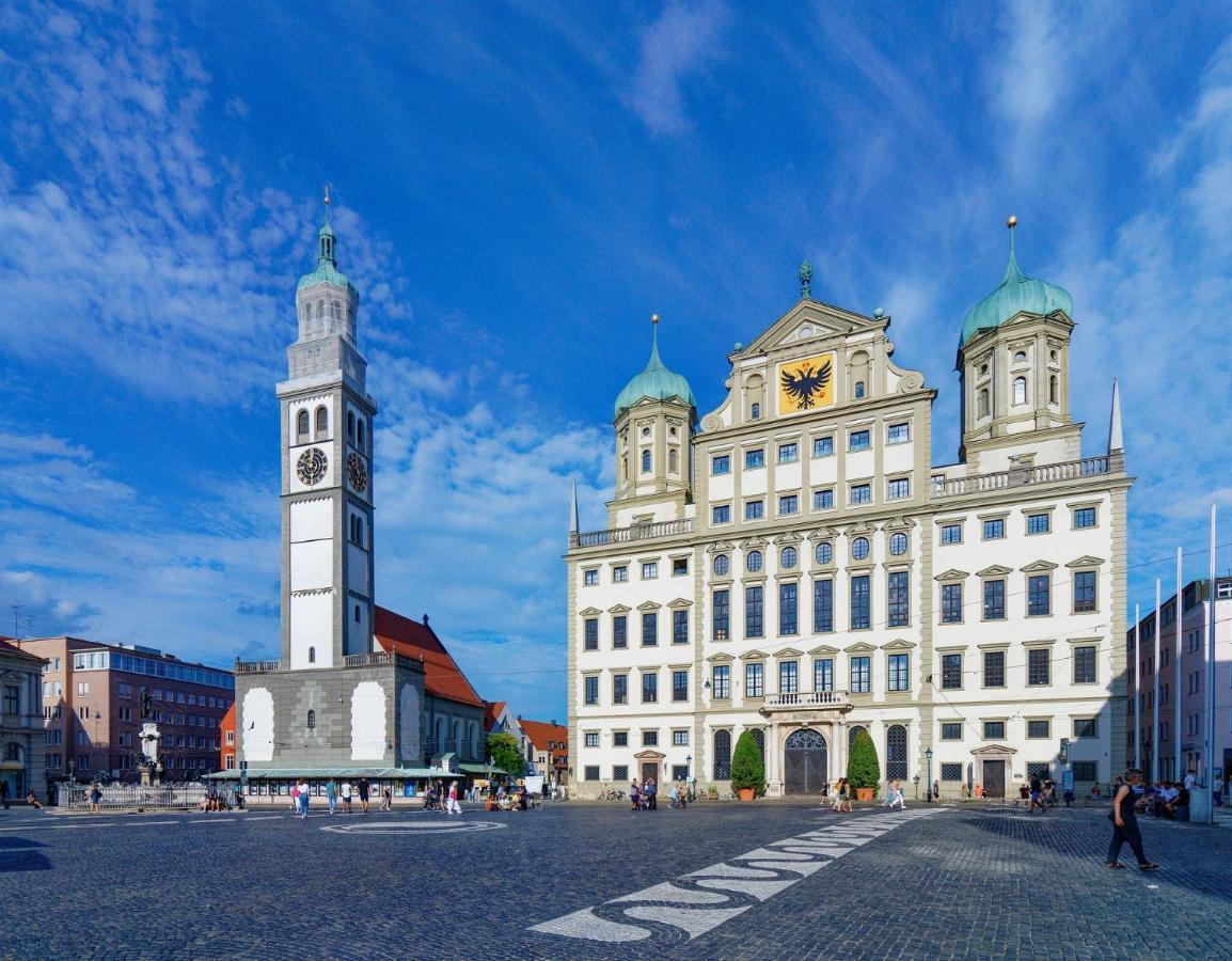 Augsburg Hotelturm Exterior foto